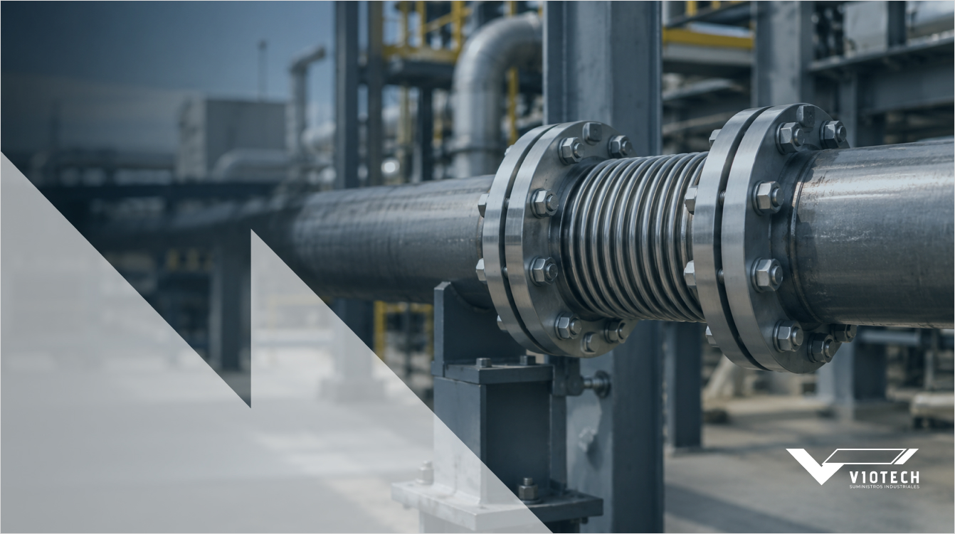 Junta de expansión bridada industrial — VIOTECH